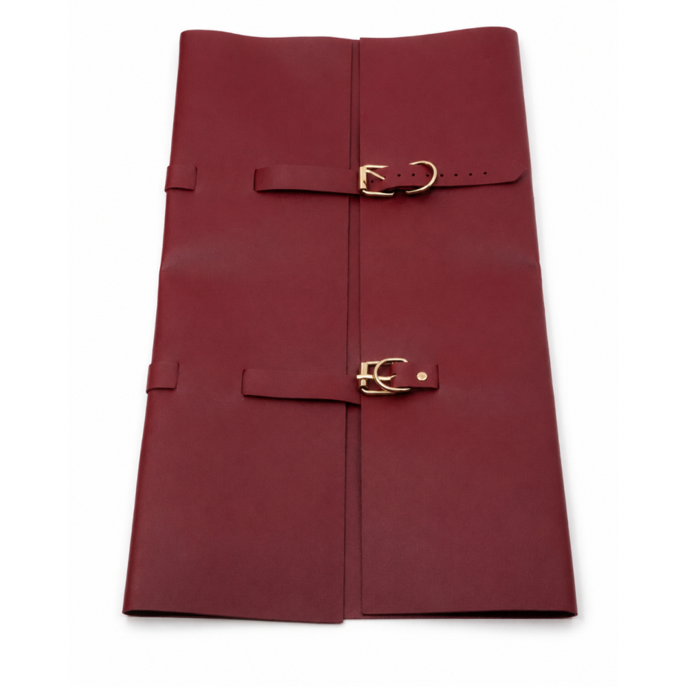 Red leather SM storage box